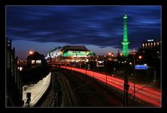 Blick zum Messezentrum