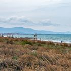 Blick zum  Monte Argentario