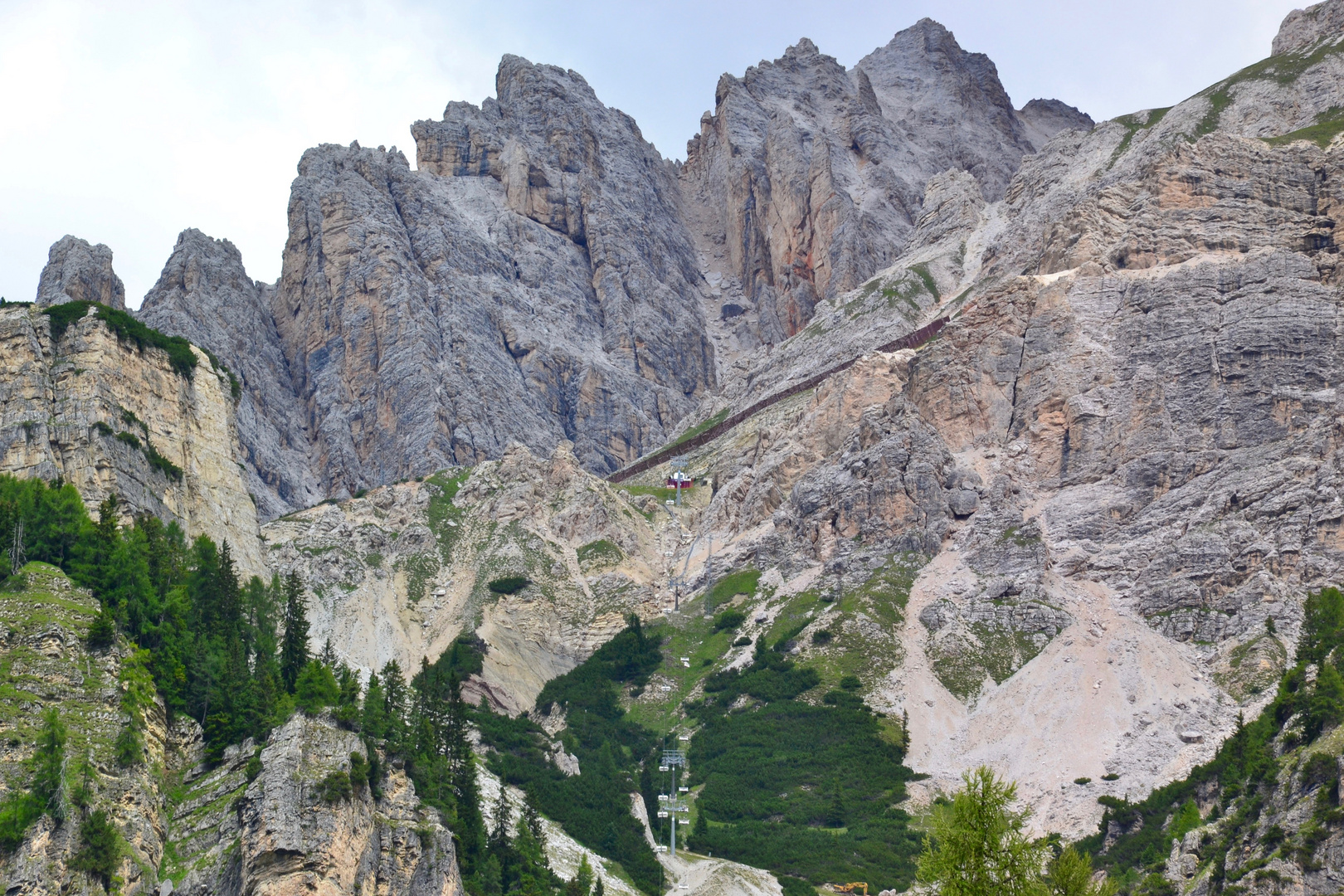 Blick zum MONTE CRISTALLO…