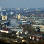 Blick zum Neckarhafen