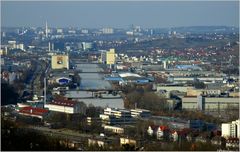 Blick zum Neckarhafen