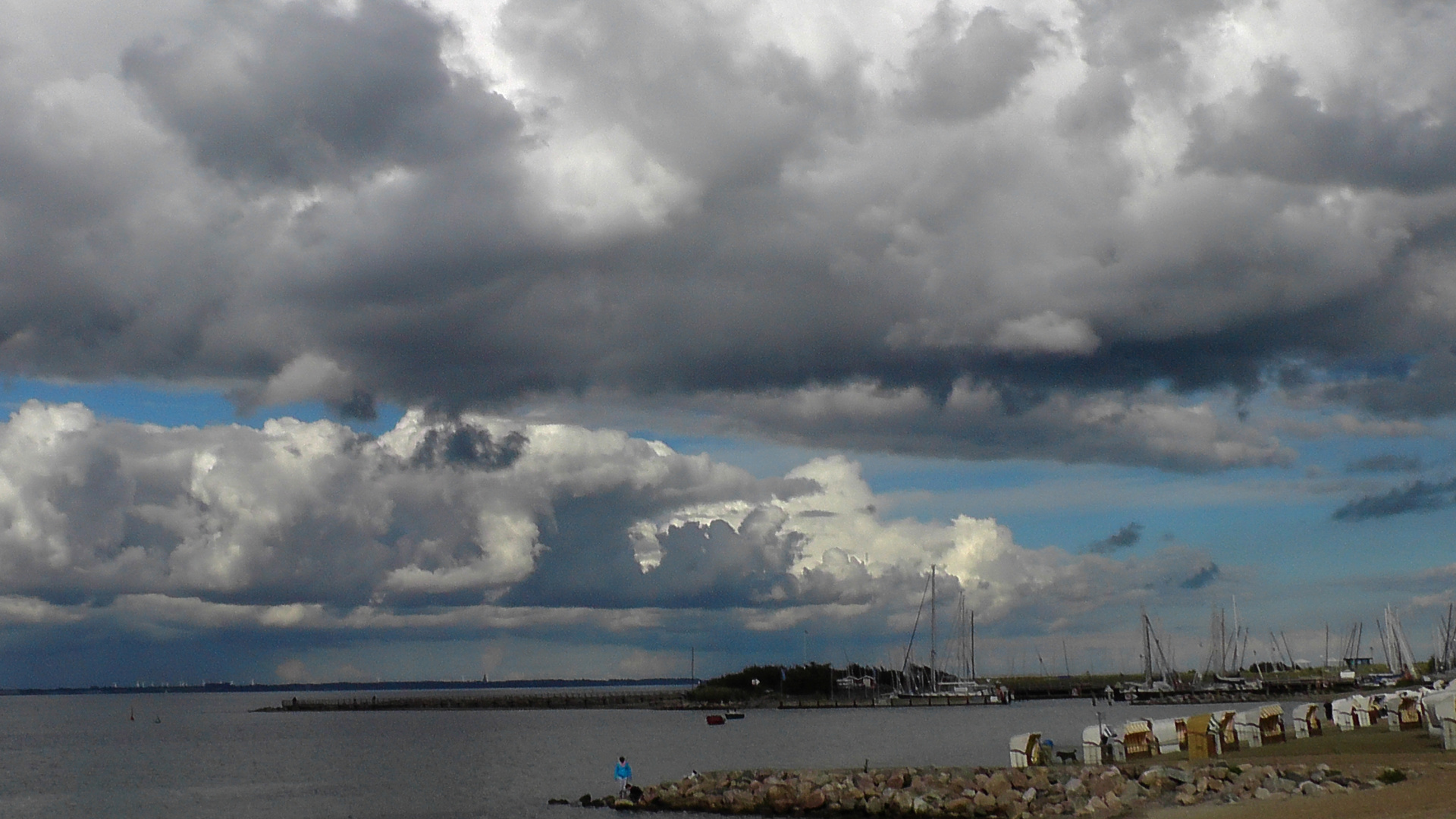 Blick zum Nindorfer Hafen