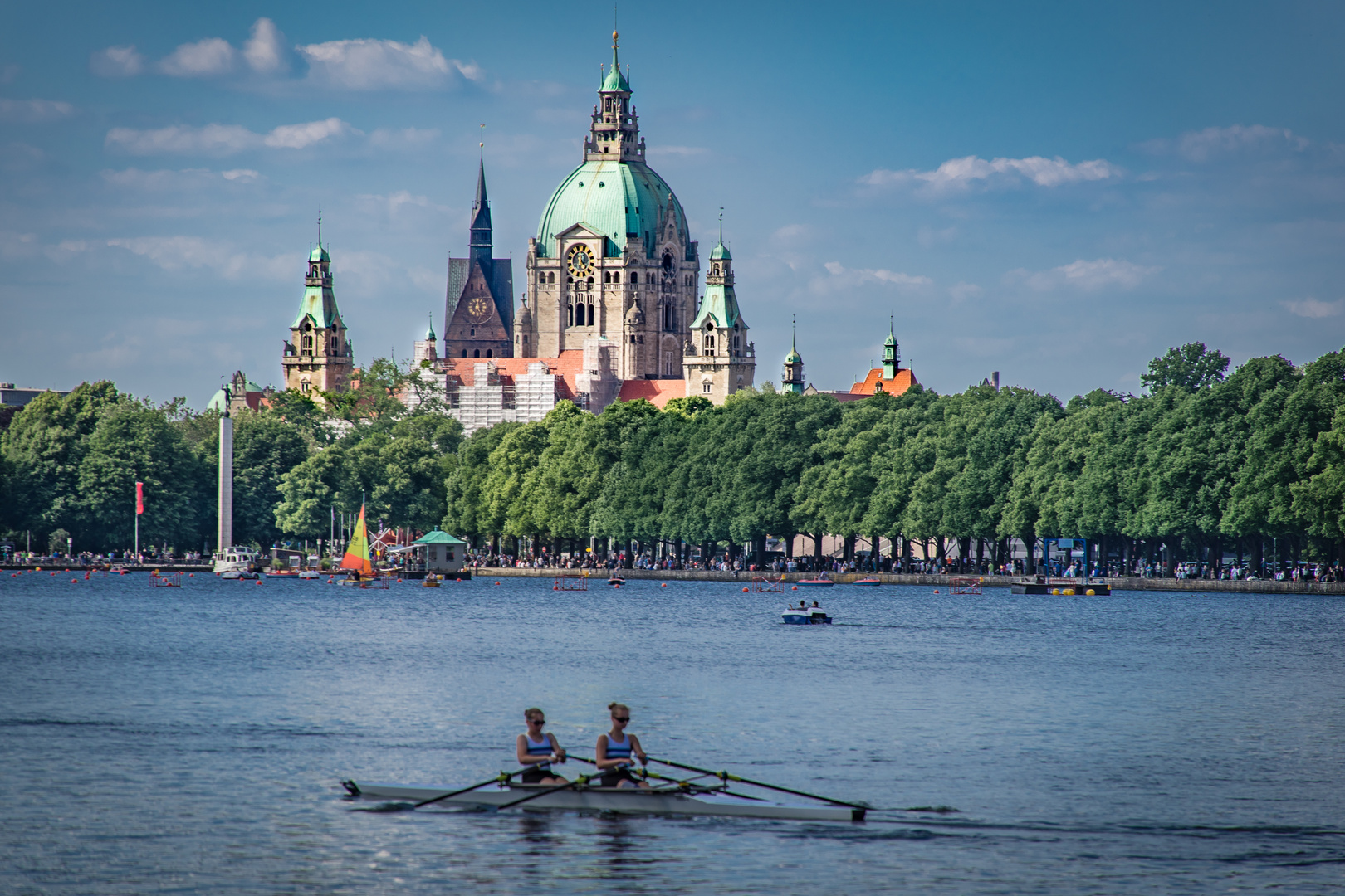 Blick zum Nordwestufer I Maschsee/Hannover Foto & Bild wasser