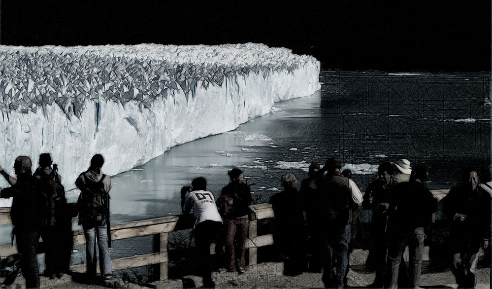 blick zum perito moreno ...