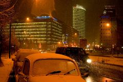 BLICK ZUM POTSDAMER PLATZ VOR EINIGEN JAHREN IM FEBRUAR