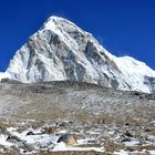 Blick zum Pumori (7161m) vom Aufstieg zu Kala Pattar