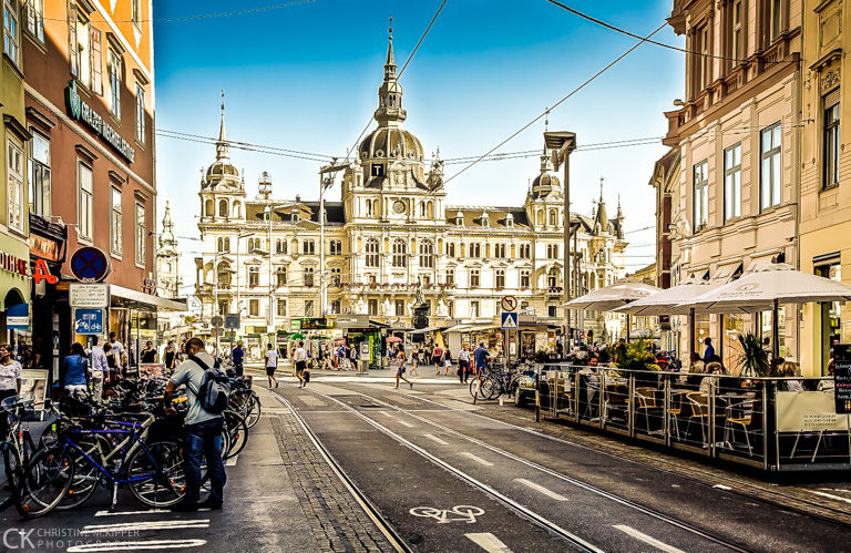 Blick zum Rathaus