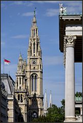 Blick zum Rathaus