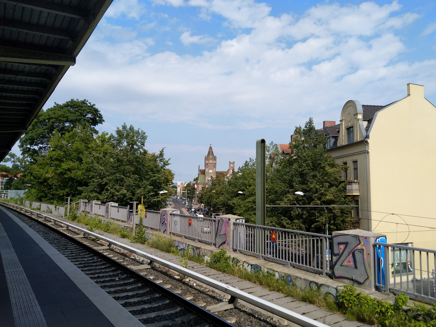 Blick zum Rathaus Babelsberg