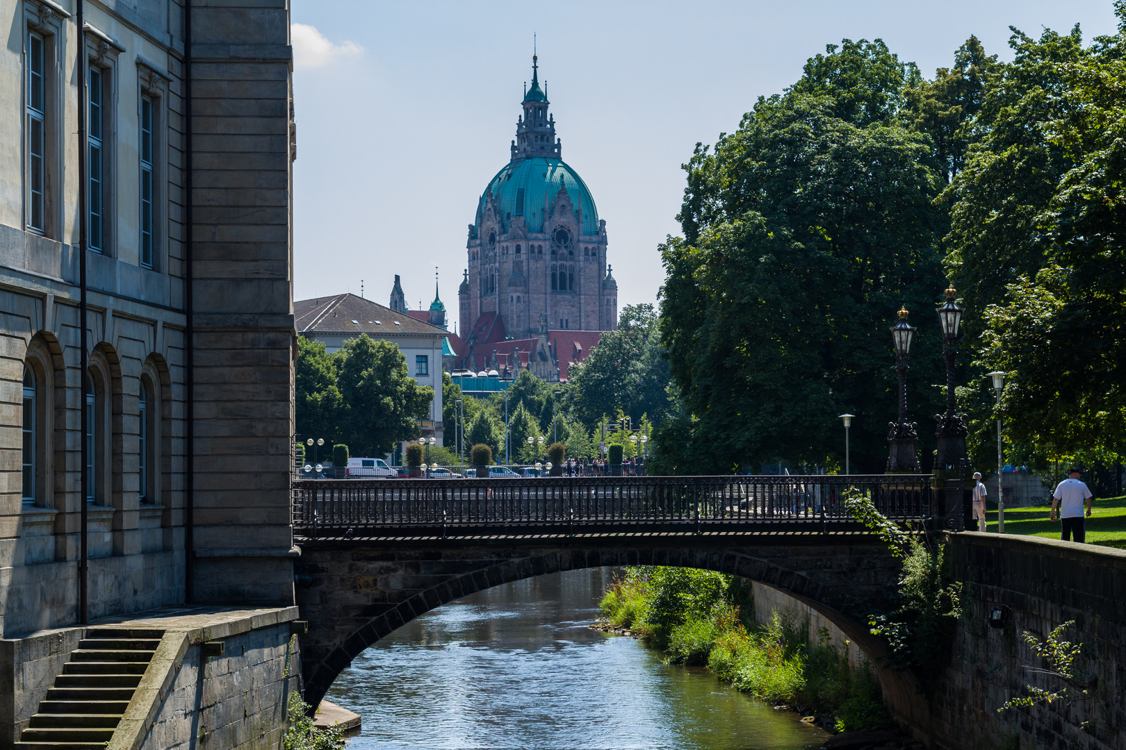 Blick zum Rathaus