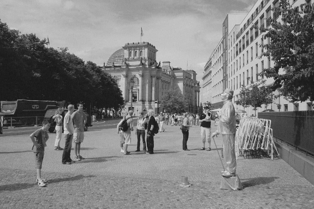 Blick zum Reichstag