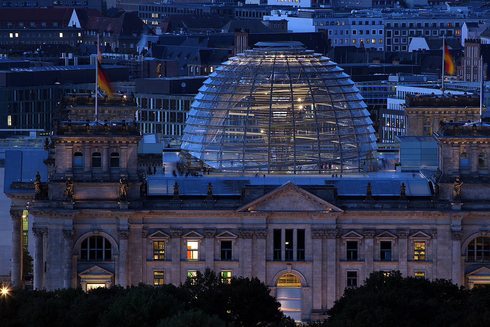 Blick zum Reichstag