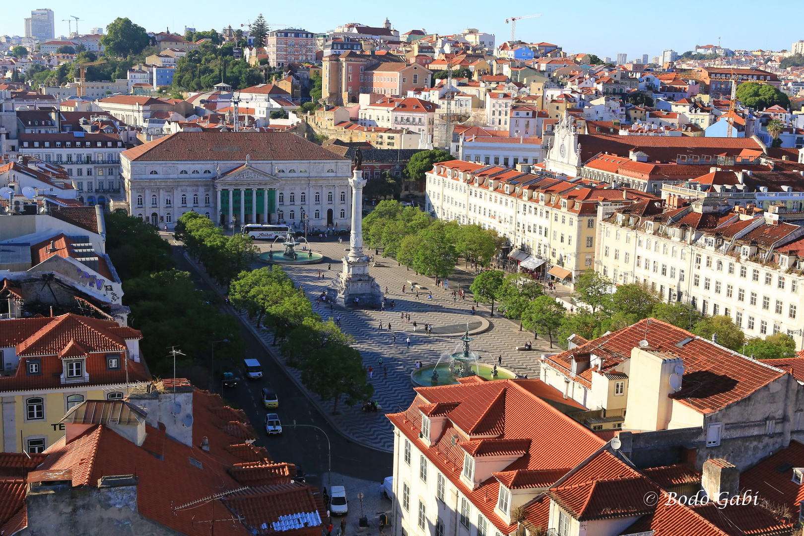 Blick zum Rossio