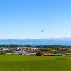 Blick zum Säntis über den Bodensee