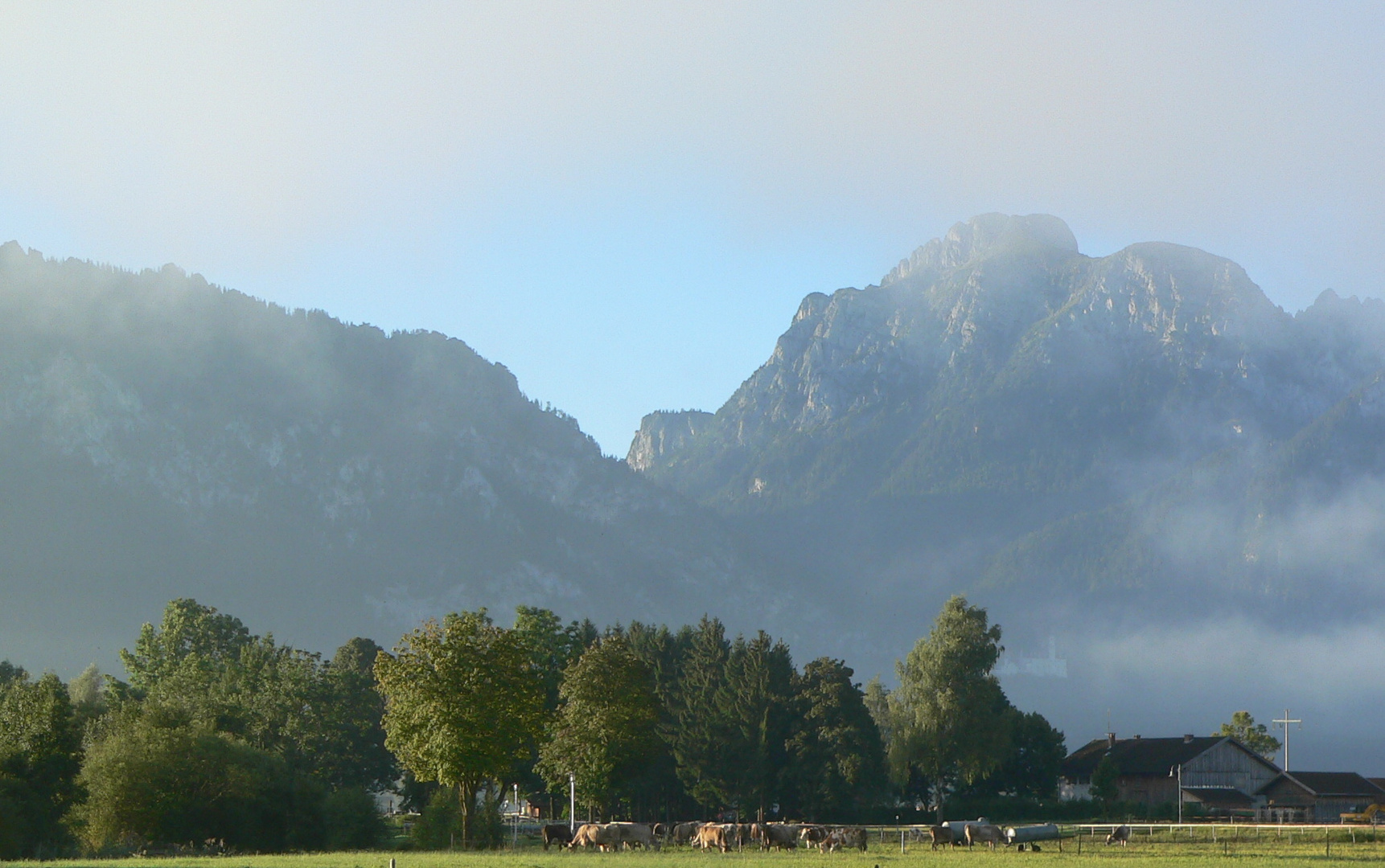 Blick zum Säuling 