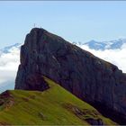 Blick zum Sagzahn (Rofan), unser nächster Gipfel