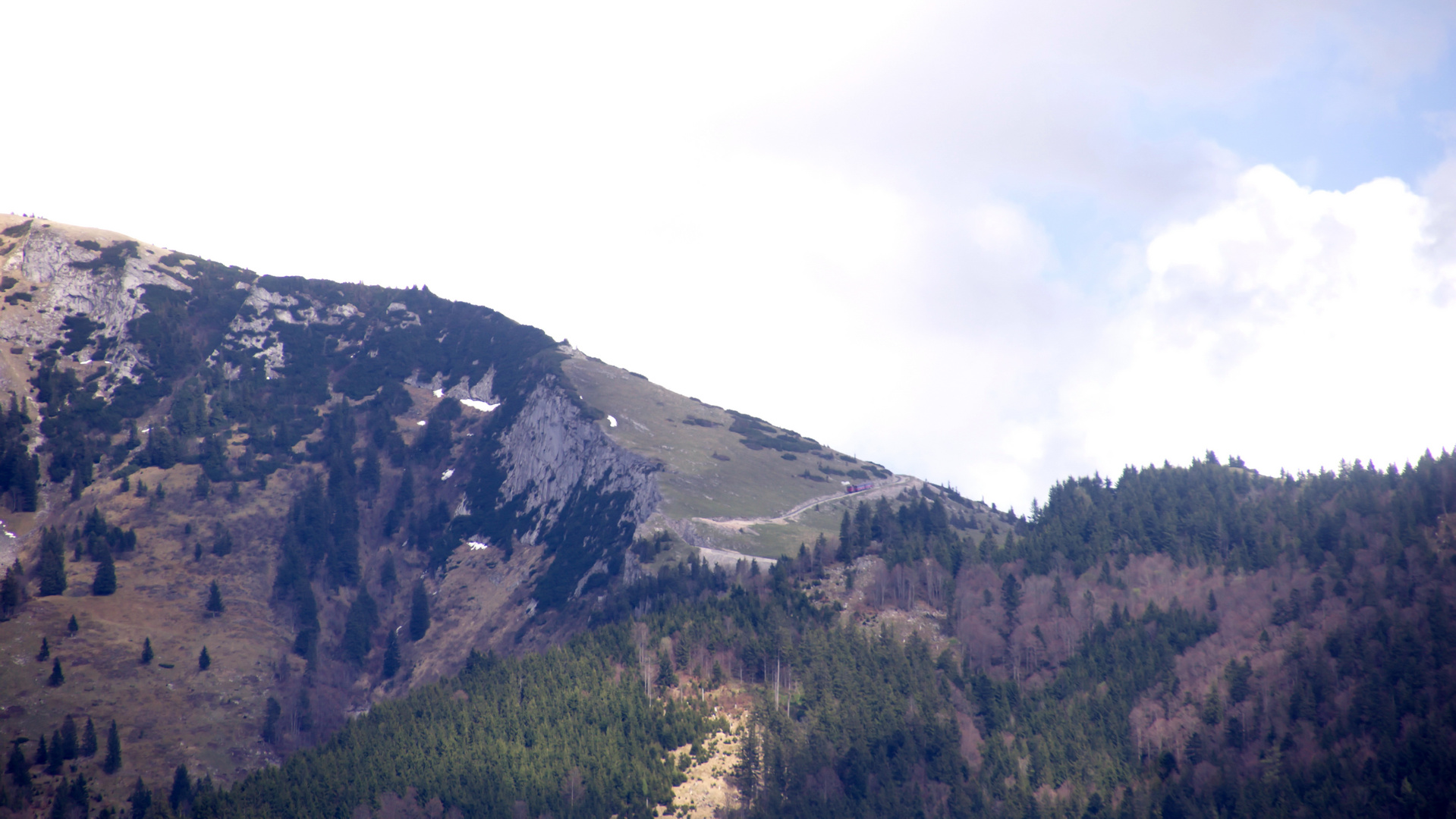 Blick zum Schafberg vom Hotelzimmer aus