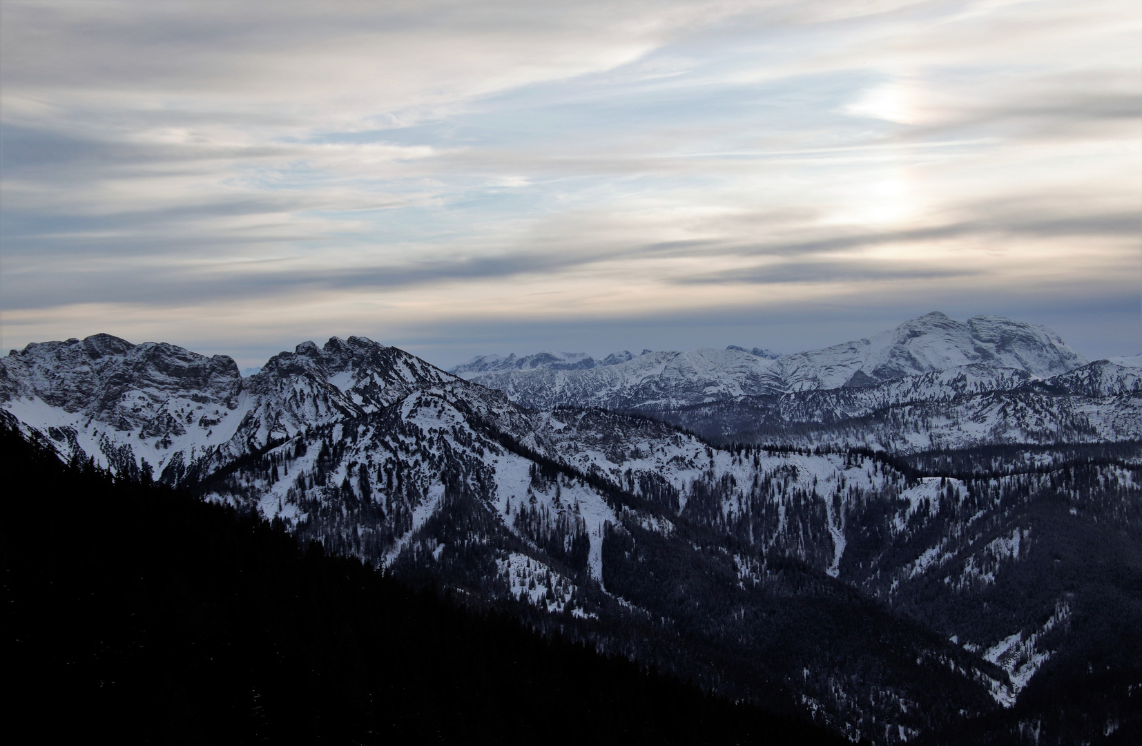 Blick zum Schinder und Guffert