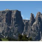 Blick zum Schlern von der Seiser Alm