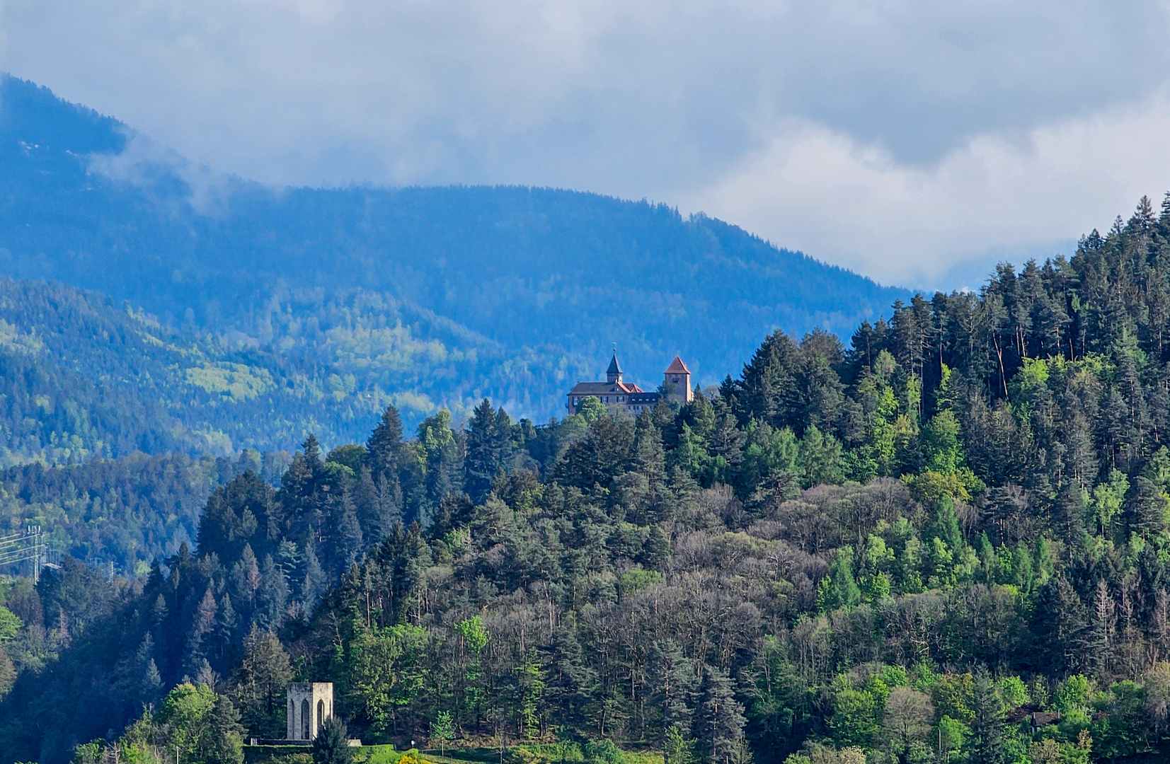 Blick zum Schloß 