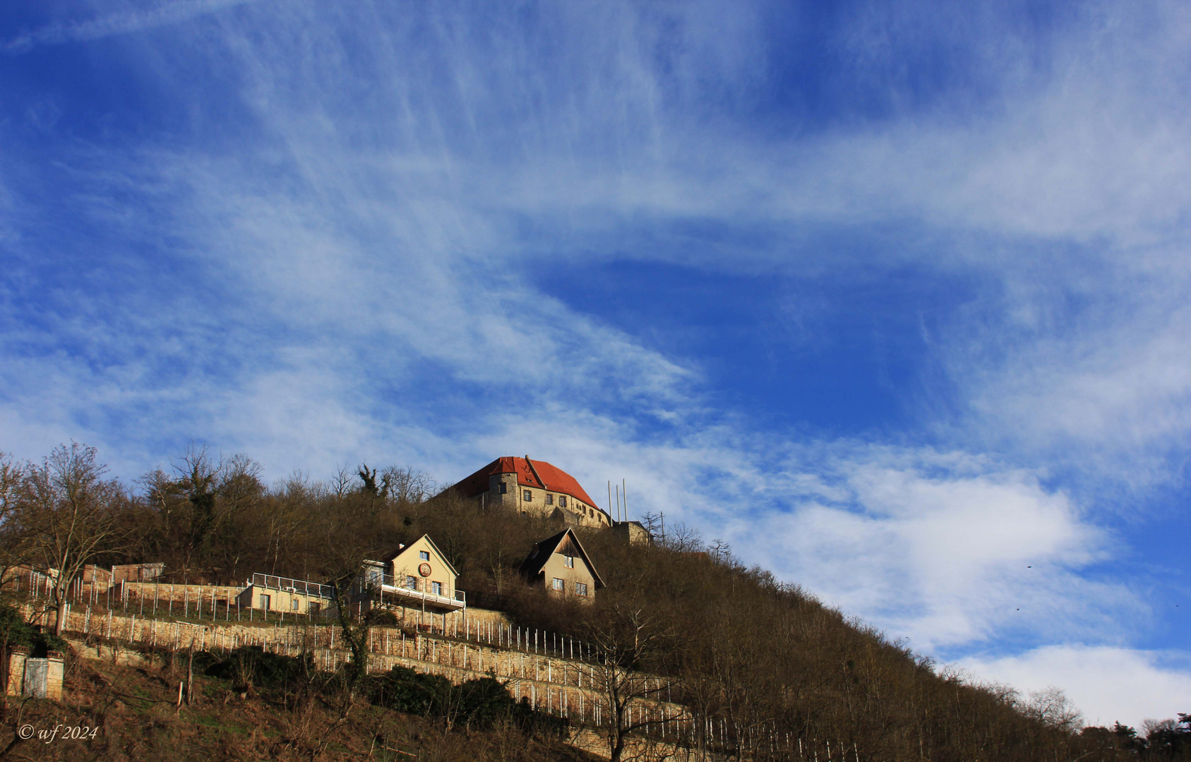 Blick zum Schloß