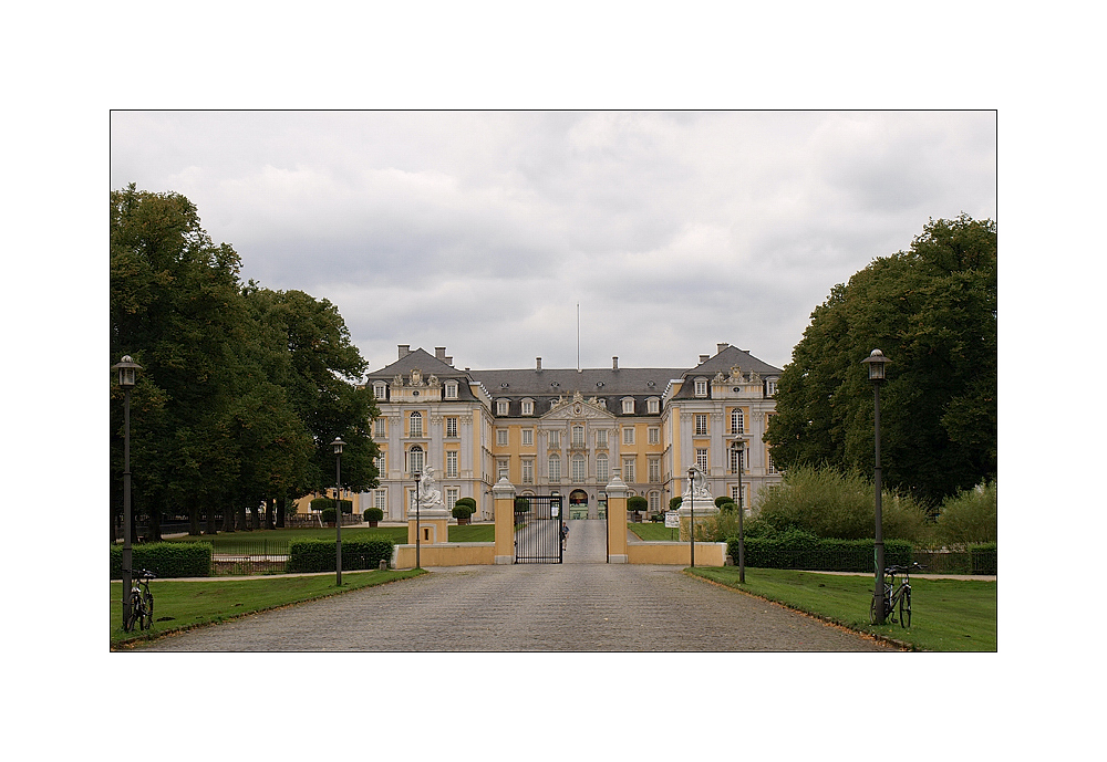 Blick zum Schloß Augustusburg