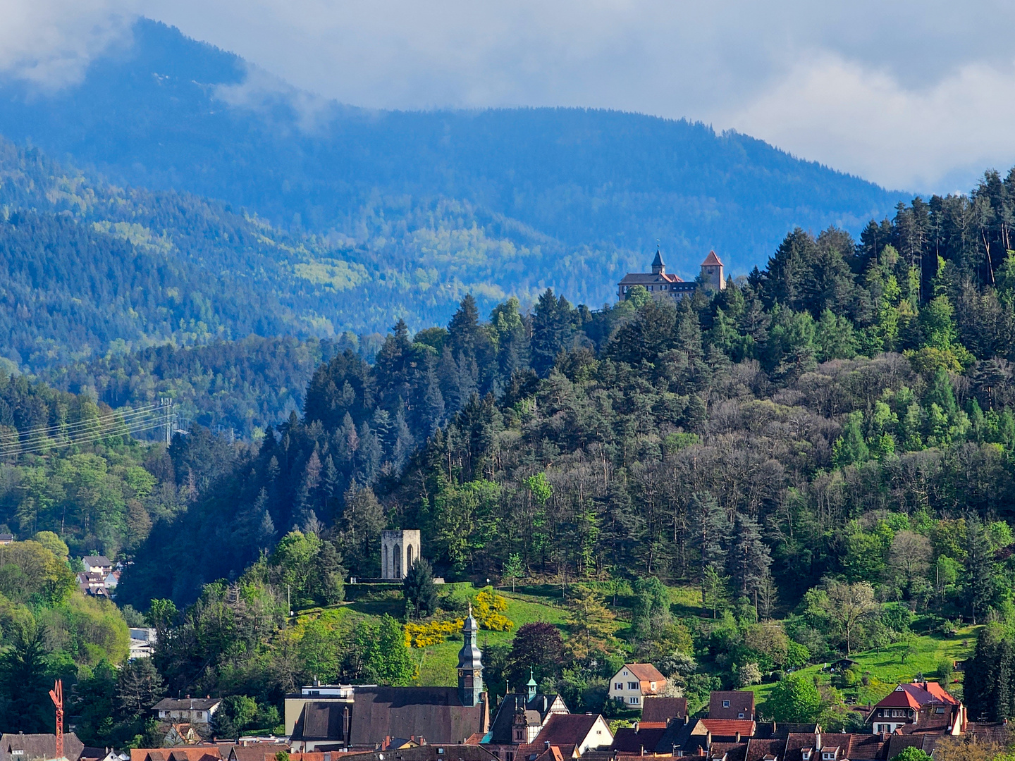 Blick zum Schloß 