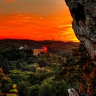 Blick zum Schloss Blankenburg