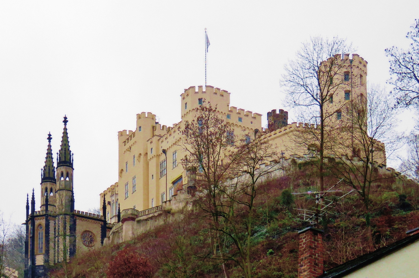 Blick zum Schloss