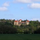 Blick zum Schloss Goseck