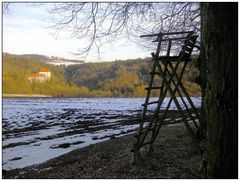 Blick zum Schloß Guttenberg