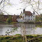 Blick zum Schloß mit Schloßteich/ Wolfersdorf Thür.