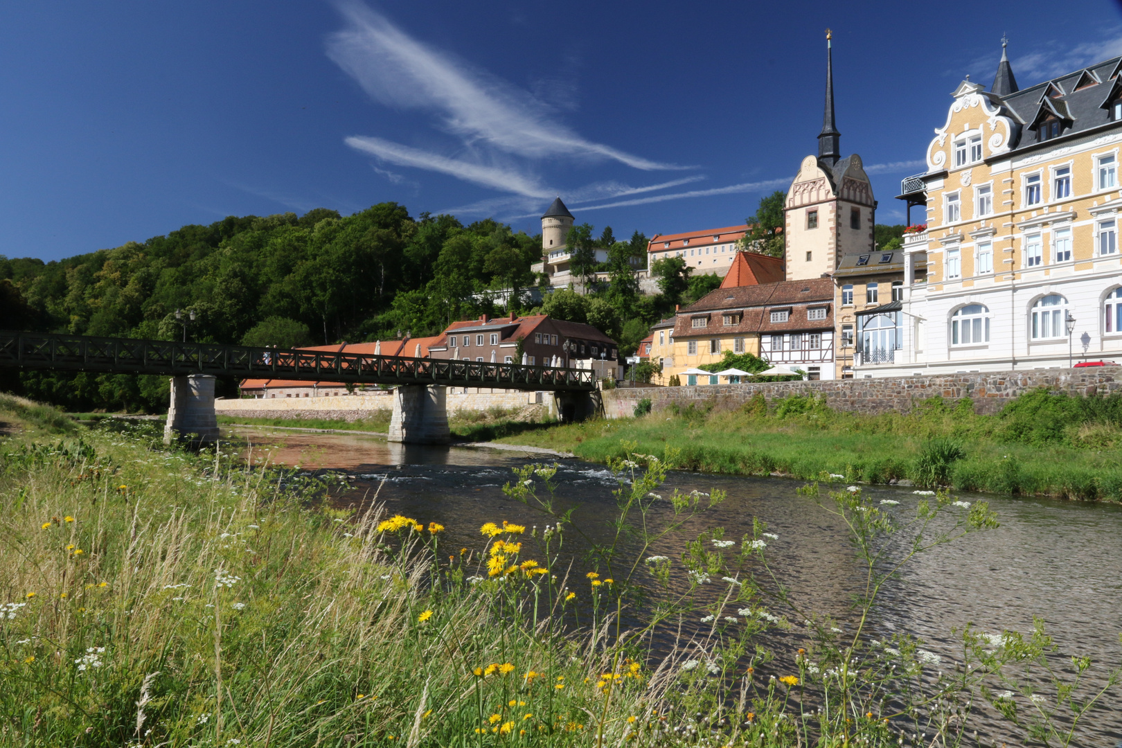 Blick zum Schloss Osterstein