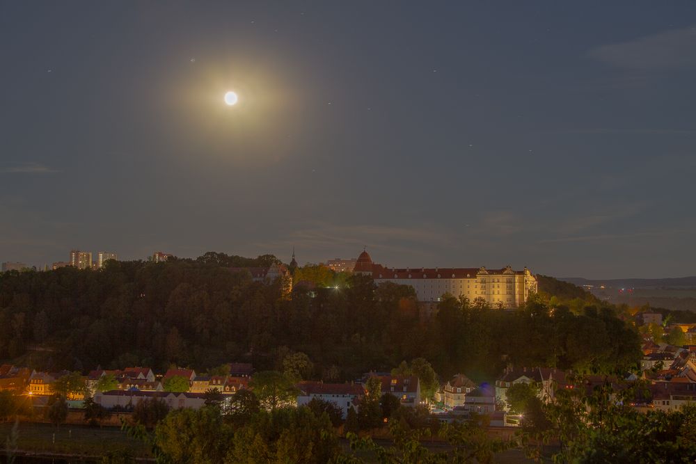 Blick zum Schloss Pirna