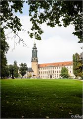 Blick zum Schloss Weimar