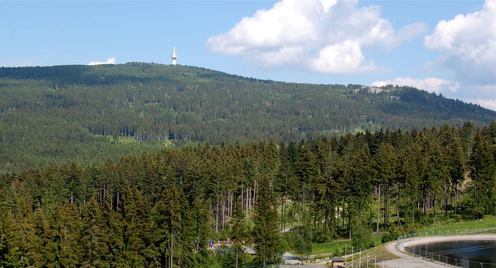 Blick zum Schneeberg…