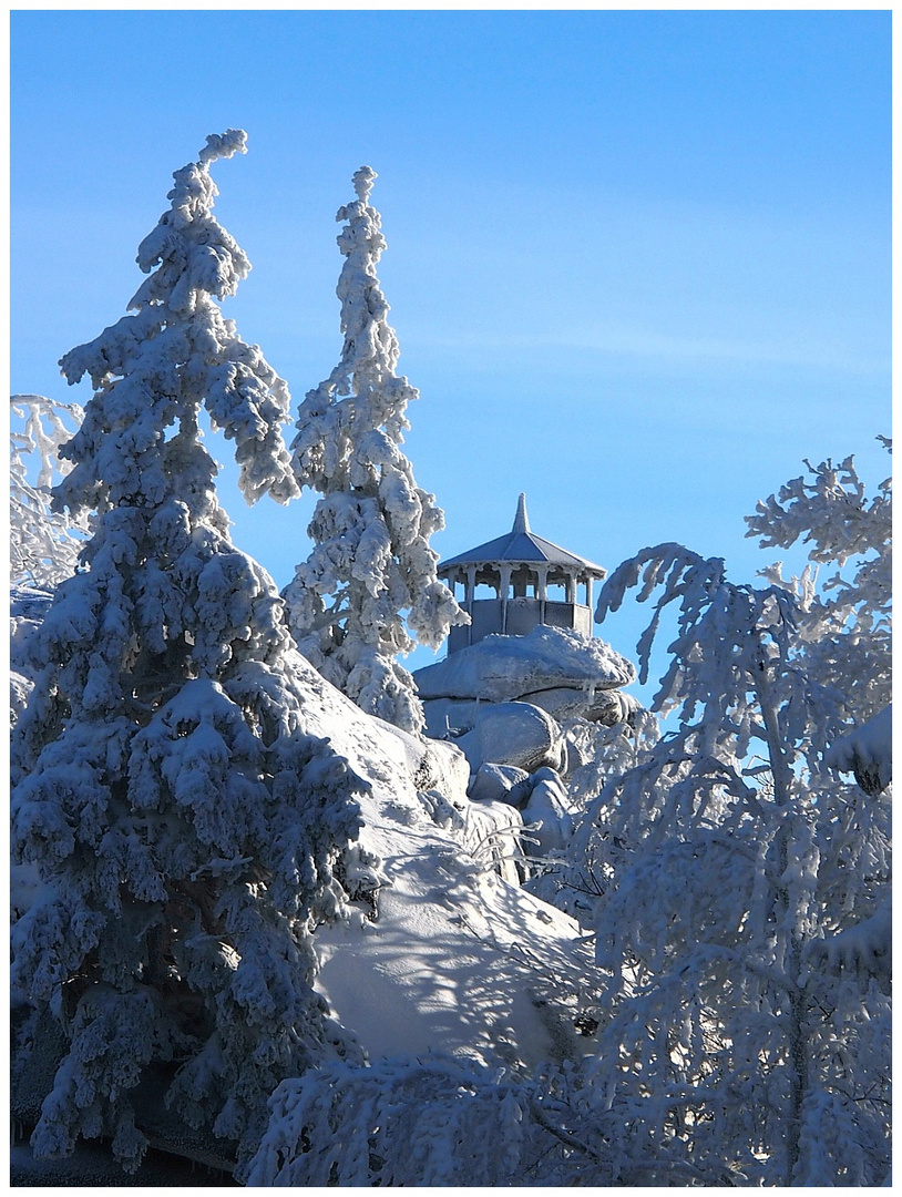 Blick zum Schüsselfelsen