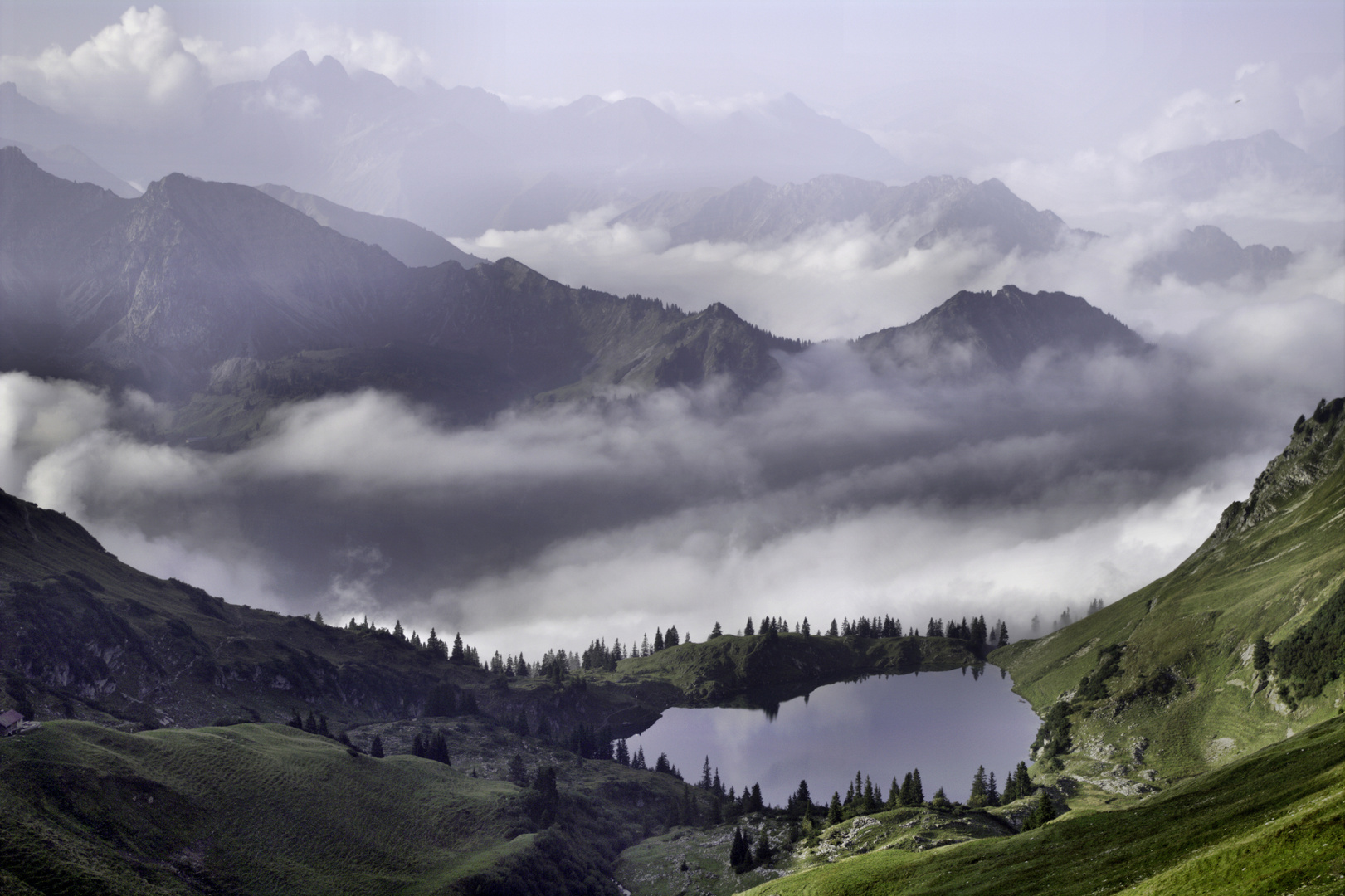 Blick zum Seealpsee