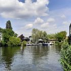 Blick zum Seebad Caputh am Schwielowsee