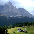 Blick zum Sellajoch (Dolomiten)