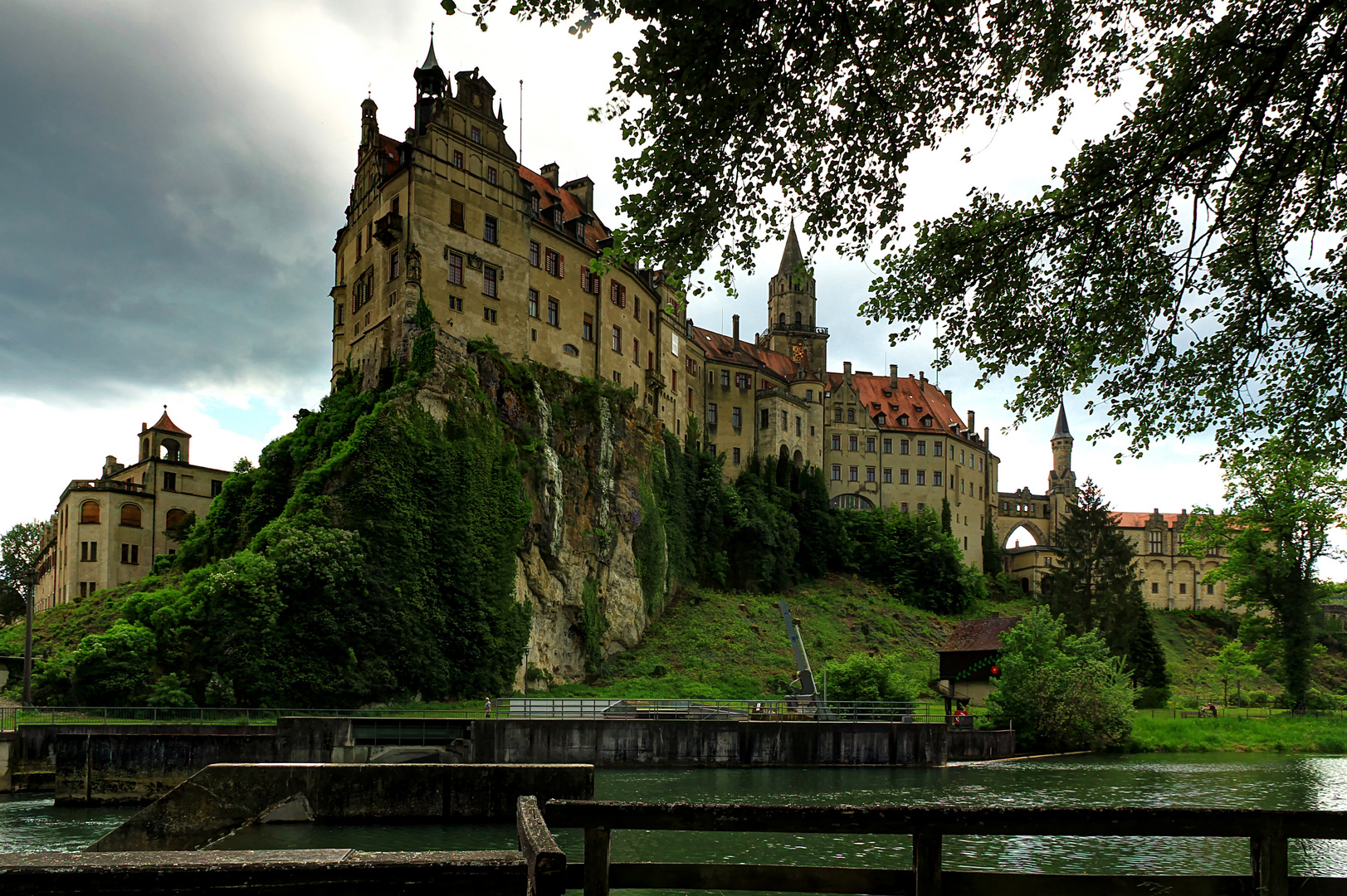 Blick zum Sigmaringer Schloss