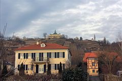 Blick zum Spitzhaus