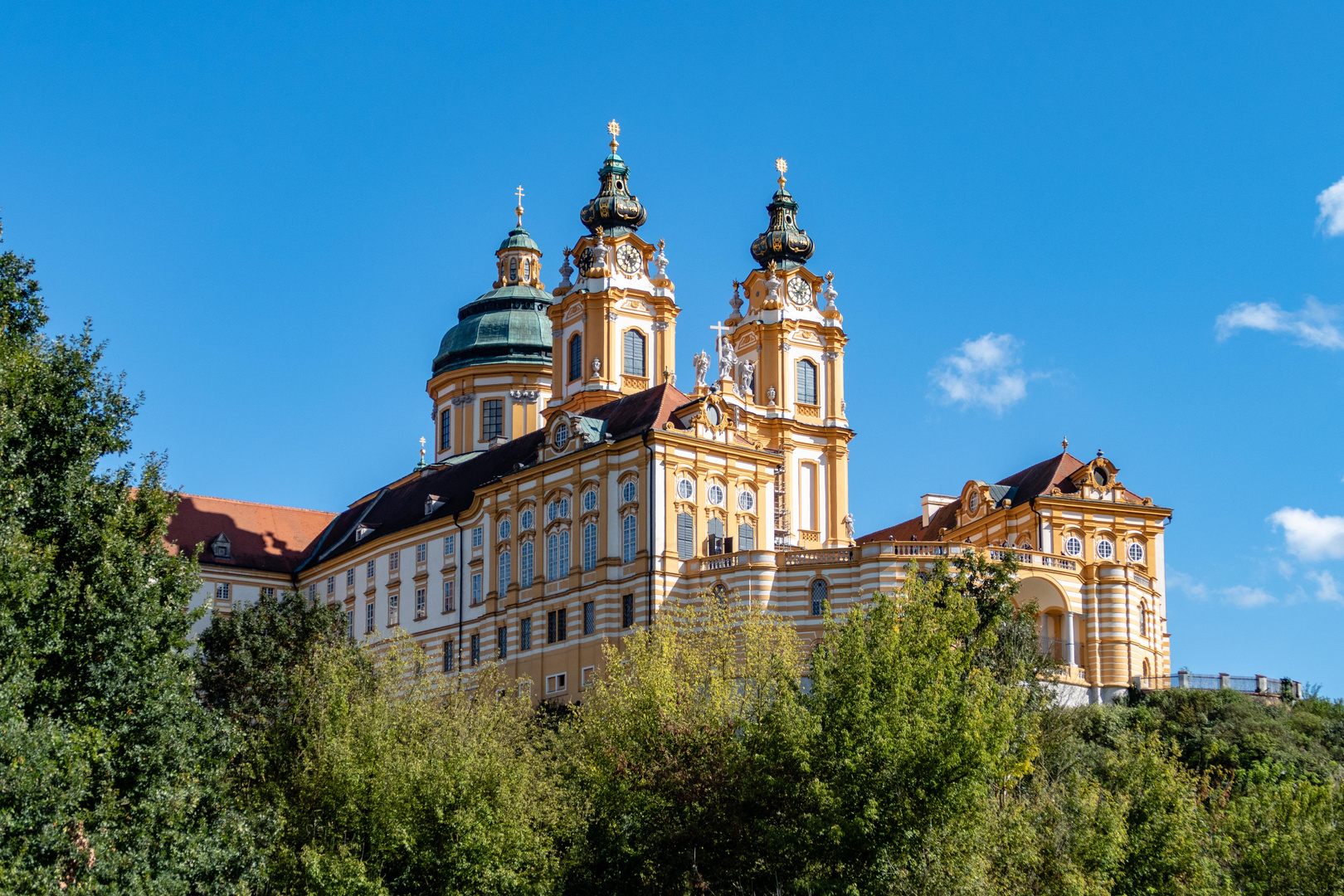 Blick zum Stift Melk