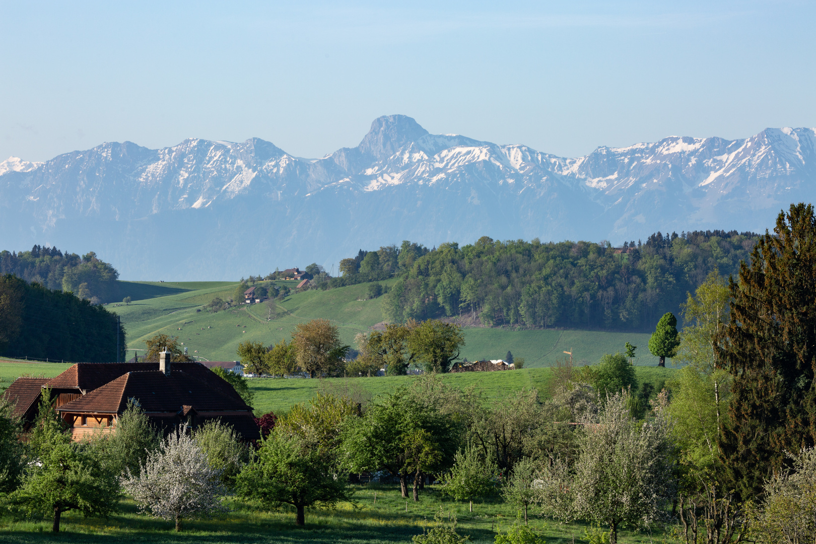 Blick zum Stockhorn...