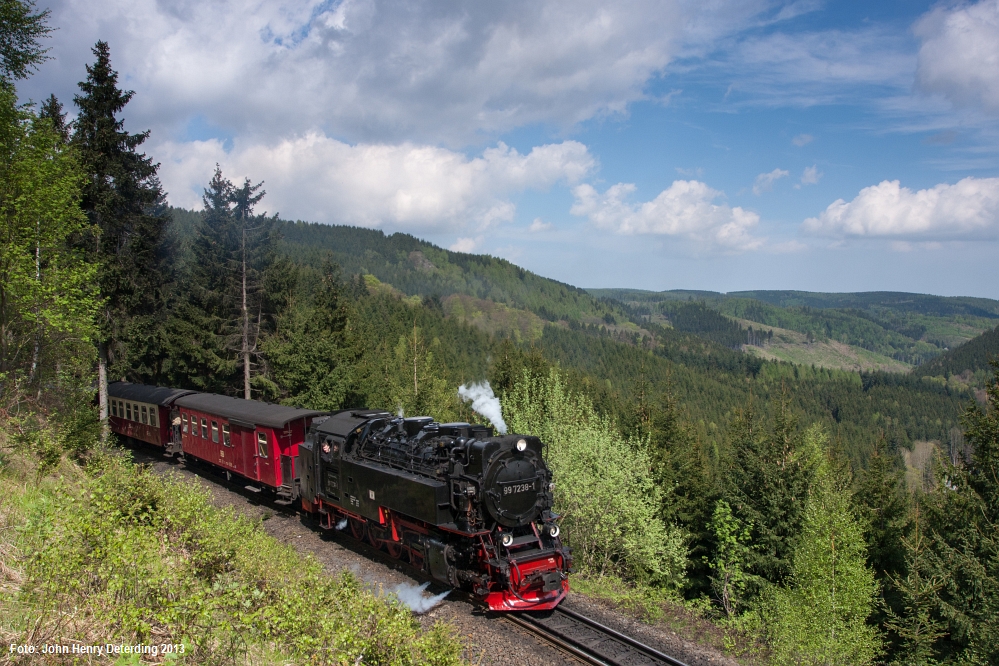 Blick zum Tunnel, bei Drei Annen Hohne, 99 7238, Mai 2013