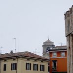 Blick zum Turm von Sant`Anna della Rocca in Sirmione