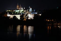 Blick zum Veitsdom und Prager Burg