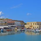 Blick zum venezianischen Hafen von Rethymno