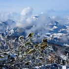 Blick zum verhülltem Wilden Kaiser