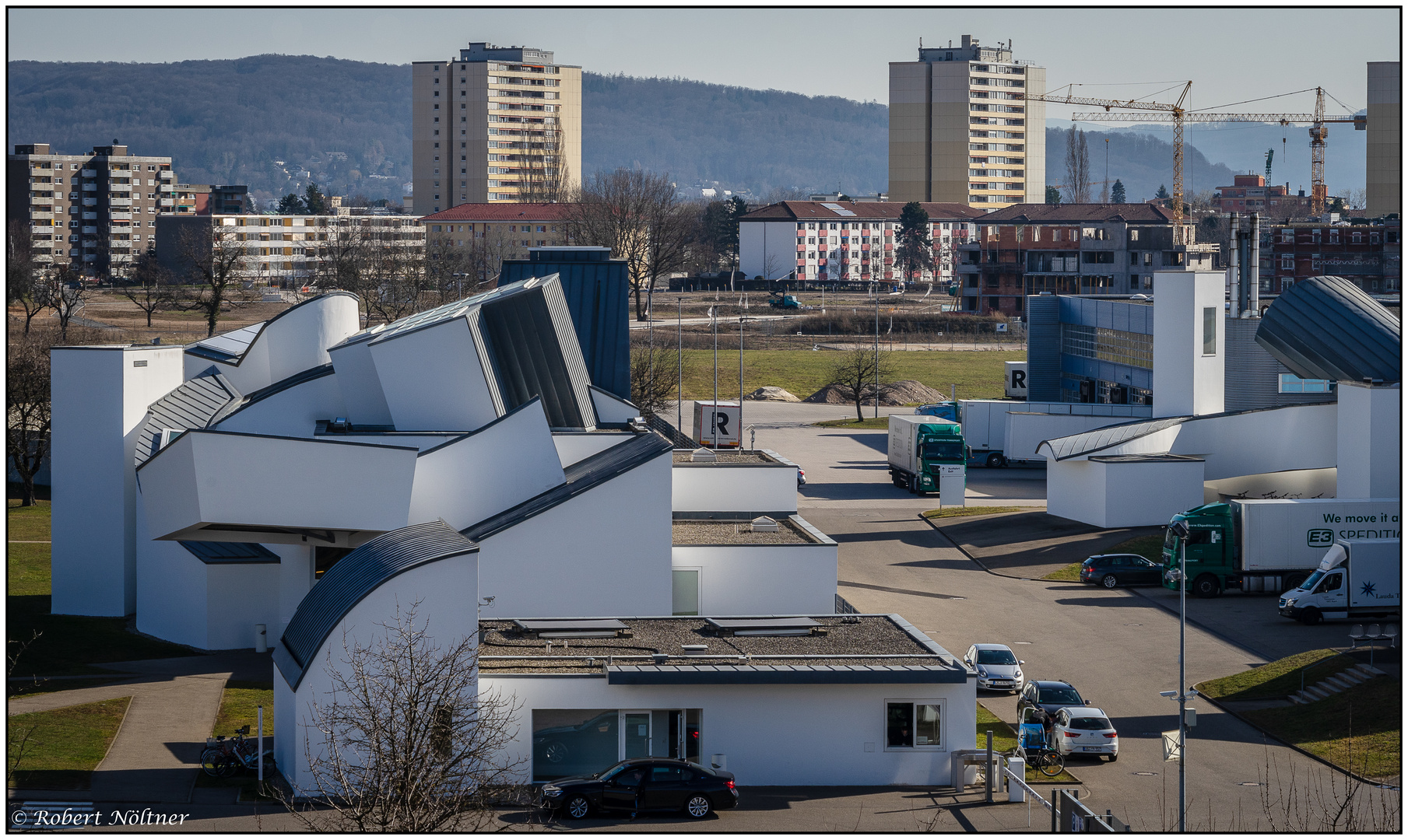 Blick zum Vitra Design Museum